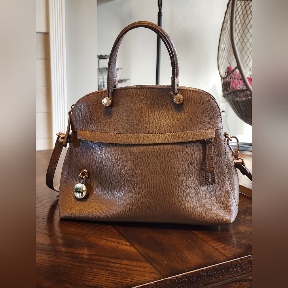 FURLA Leather 2way Hand Crossbody Bag Women FAIR CONDITION READ